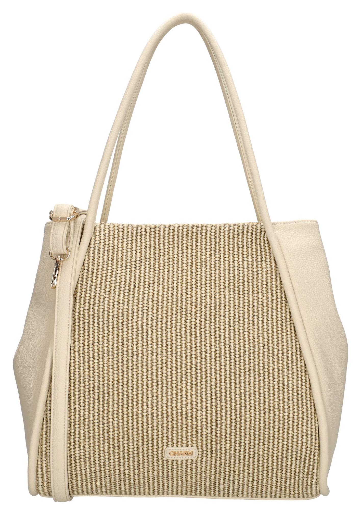 Dámska kabelka Charm London Paris W00981 Sand