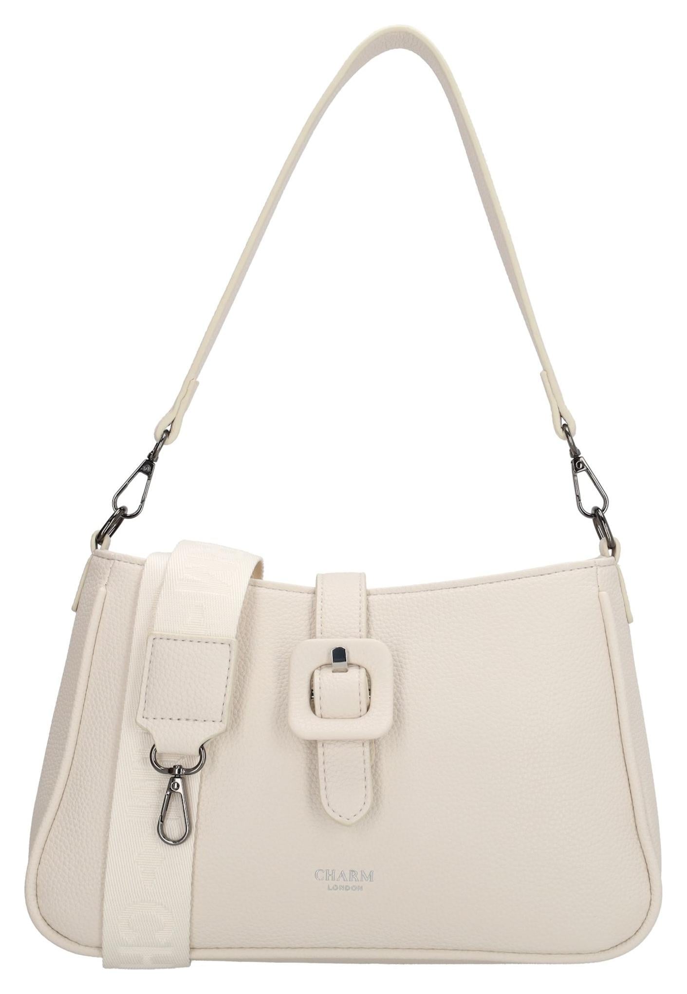 Crossbody taška Charm London Uptown W01601 Off-white