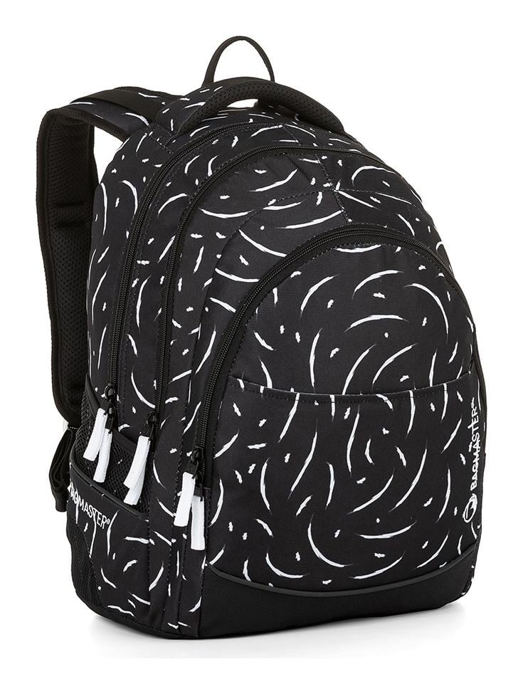 Školský set Bagmaster DIGITAL 23 A Set Black/white