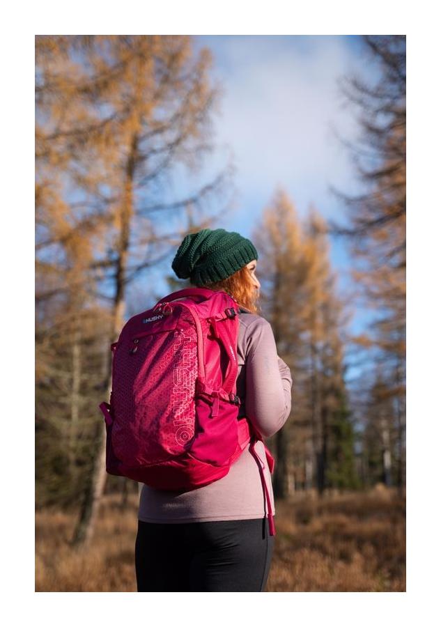 Dámsky športový ruksak Husky Campus 30l Magenta – Obrázok 4