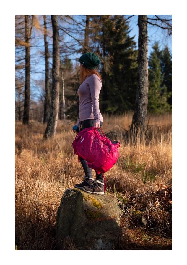 Dámsky športový ruksak Husky Campus 30l Magenta – Obrázok 5