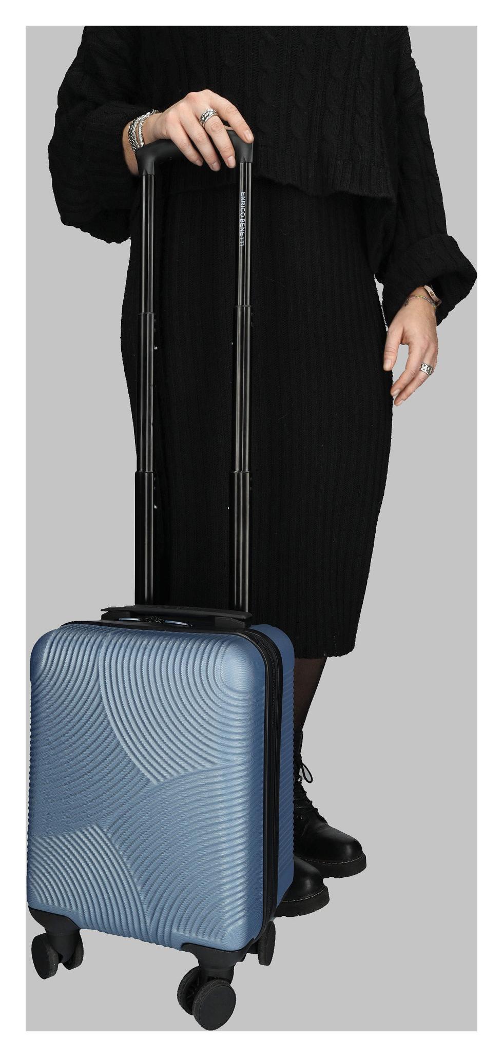 Palubný kufor Enrico Benetti Louisville 39040-40 Jeansblue – Obrázok 4