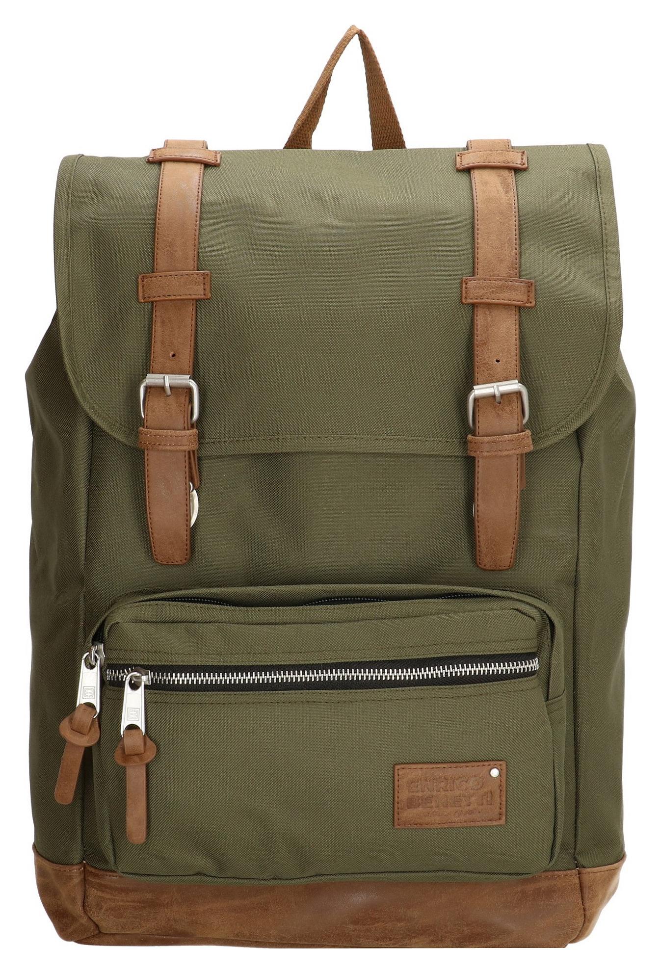 Batoh na notebook Enrico Benetti Santiago 46162 Olive