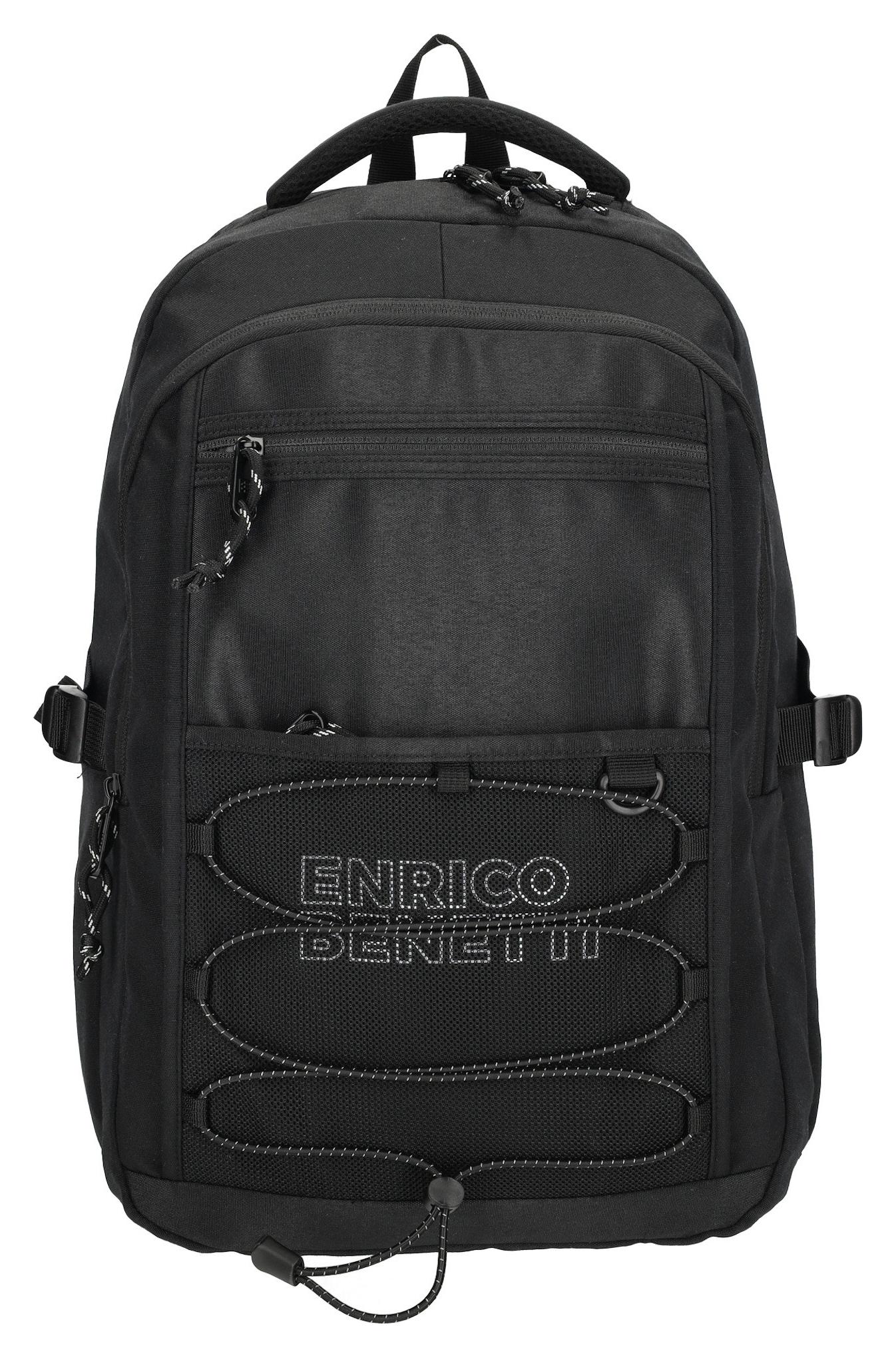 Batoh na notebook Enrico Benetti Anchorage 47259 Black