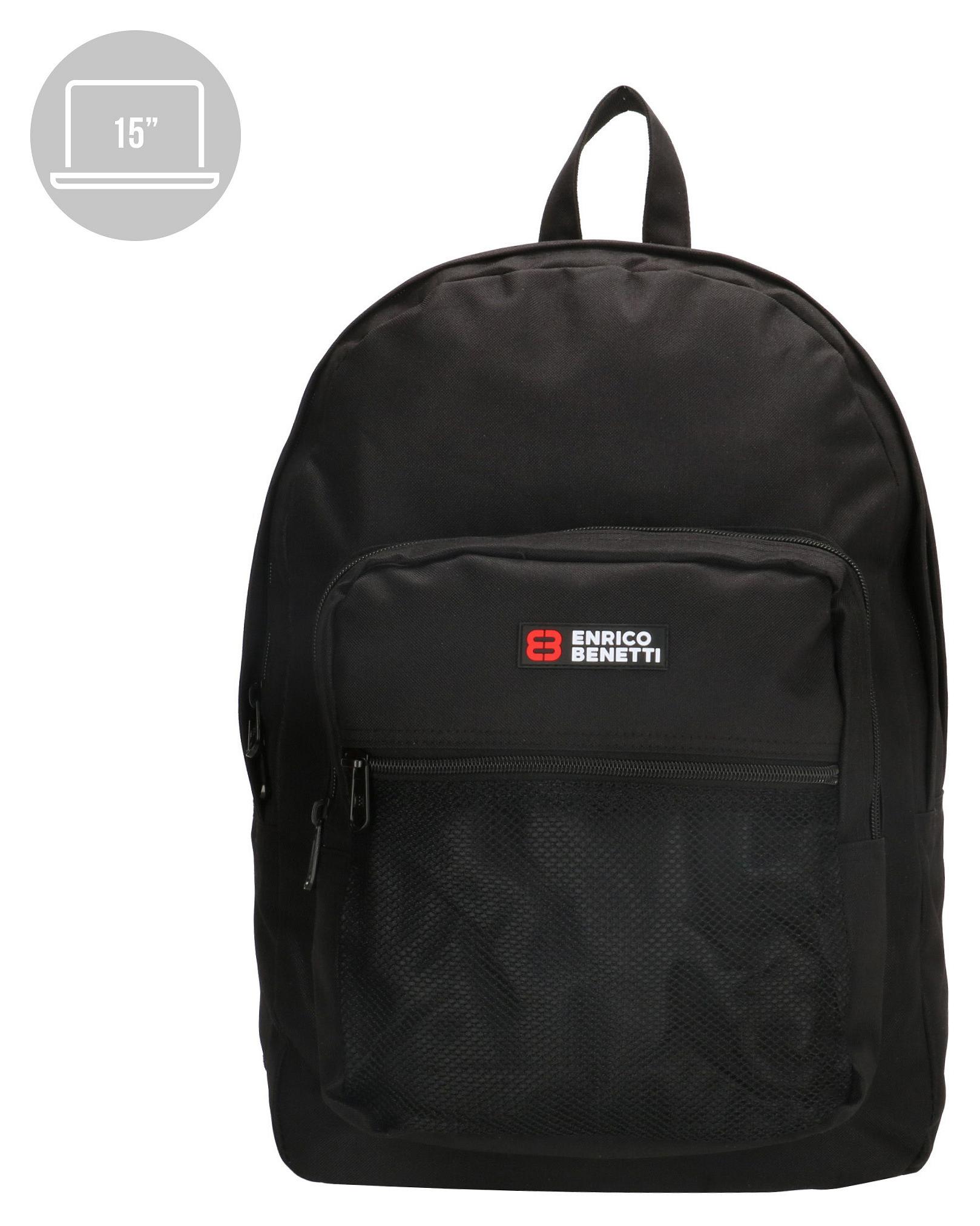 Batoh na notebook Enrico Benetti Amsterdam 54233 Black