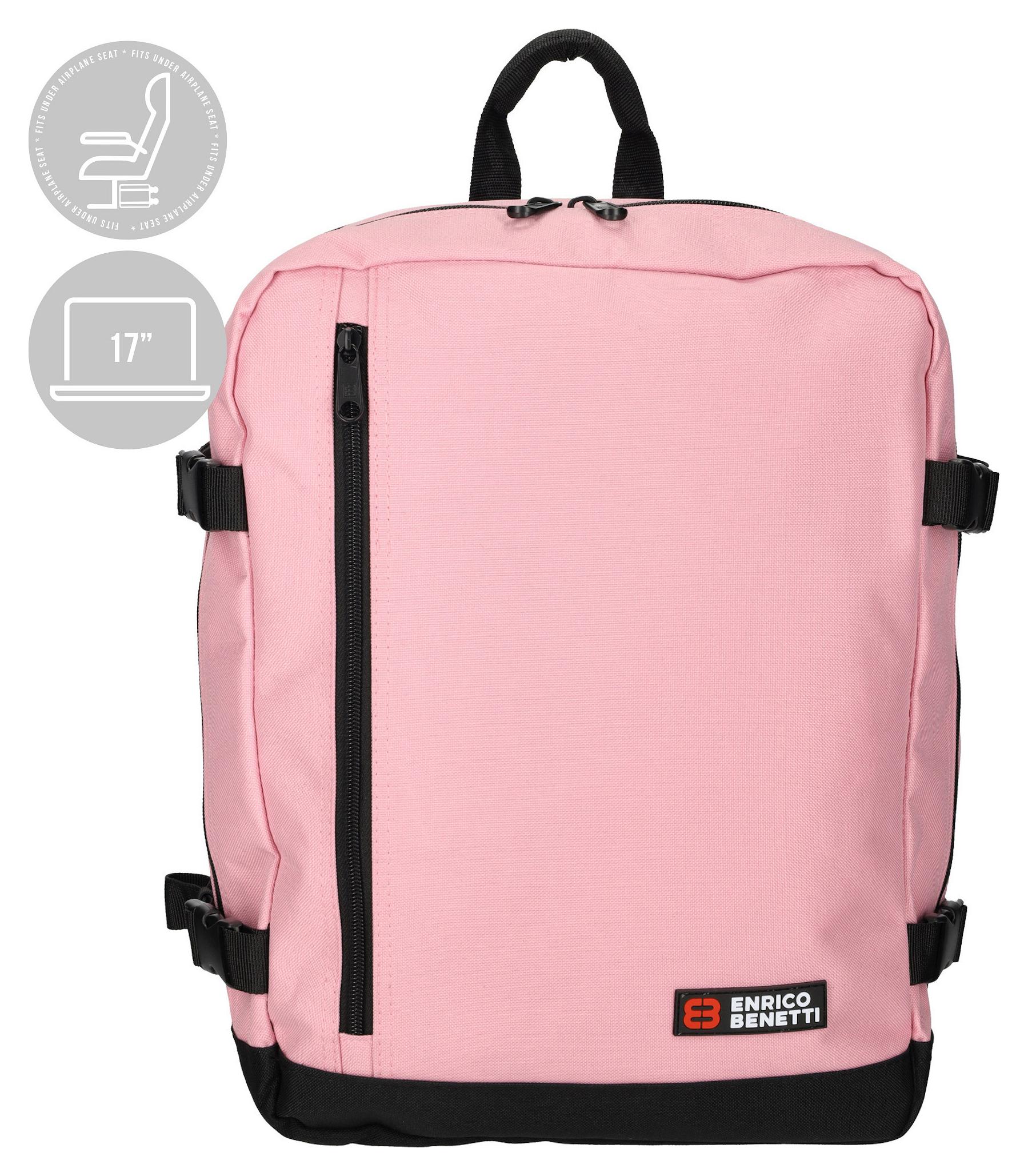 Batoh do lietadla 40x30x20 Enrico Benetti Amsterdam 54687 Pink