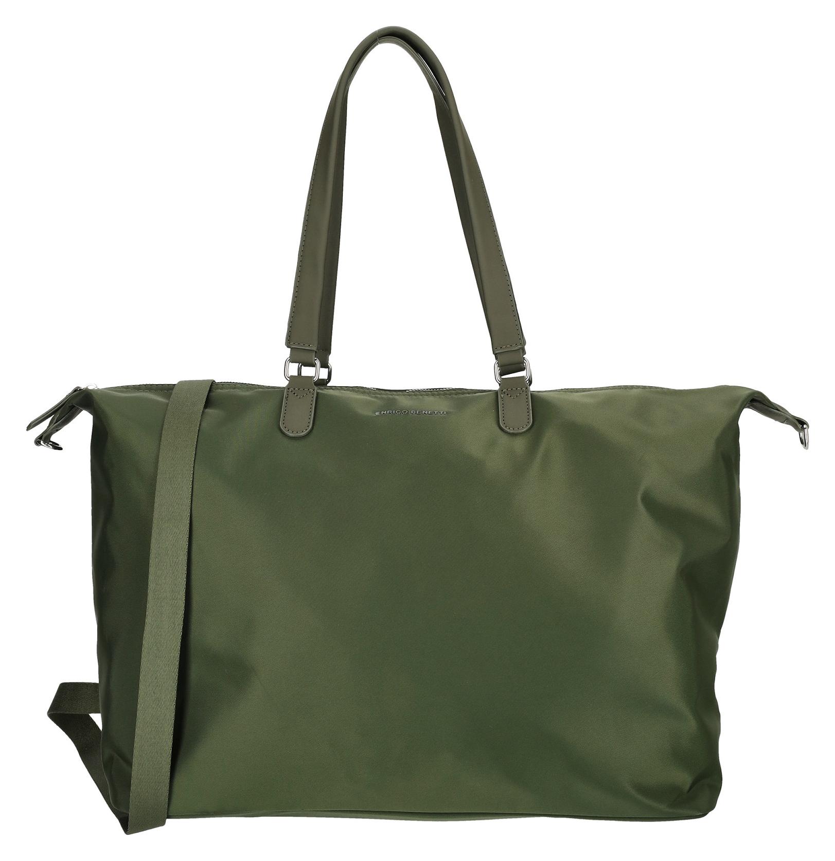 Dámska cestovná taška Enrico Benetti Caroline 65024 Olive