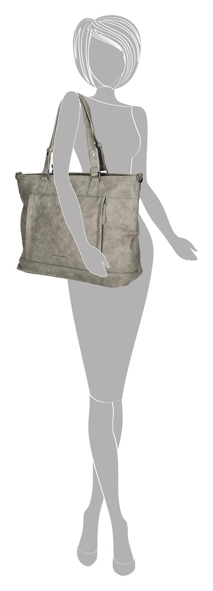 Dámska kabelka Enrico Benetti Ruby 66726 Midgrey – Obrázok 3