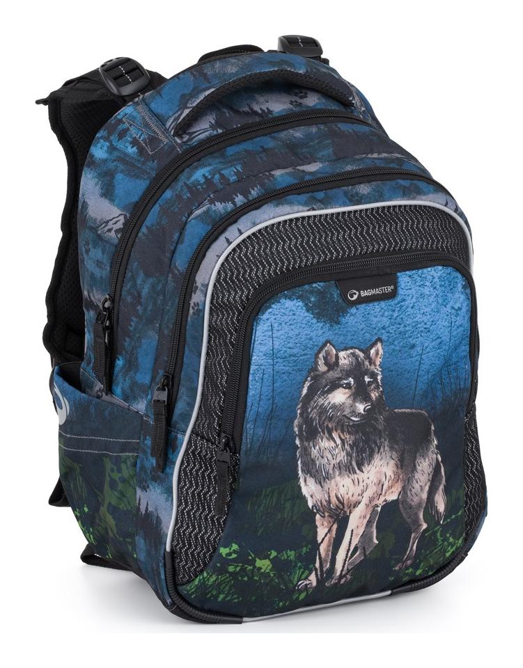 Veľký školský set Bagmaster LUMI 24 F Set L Wolf