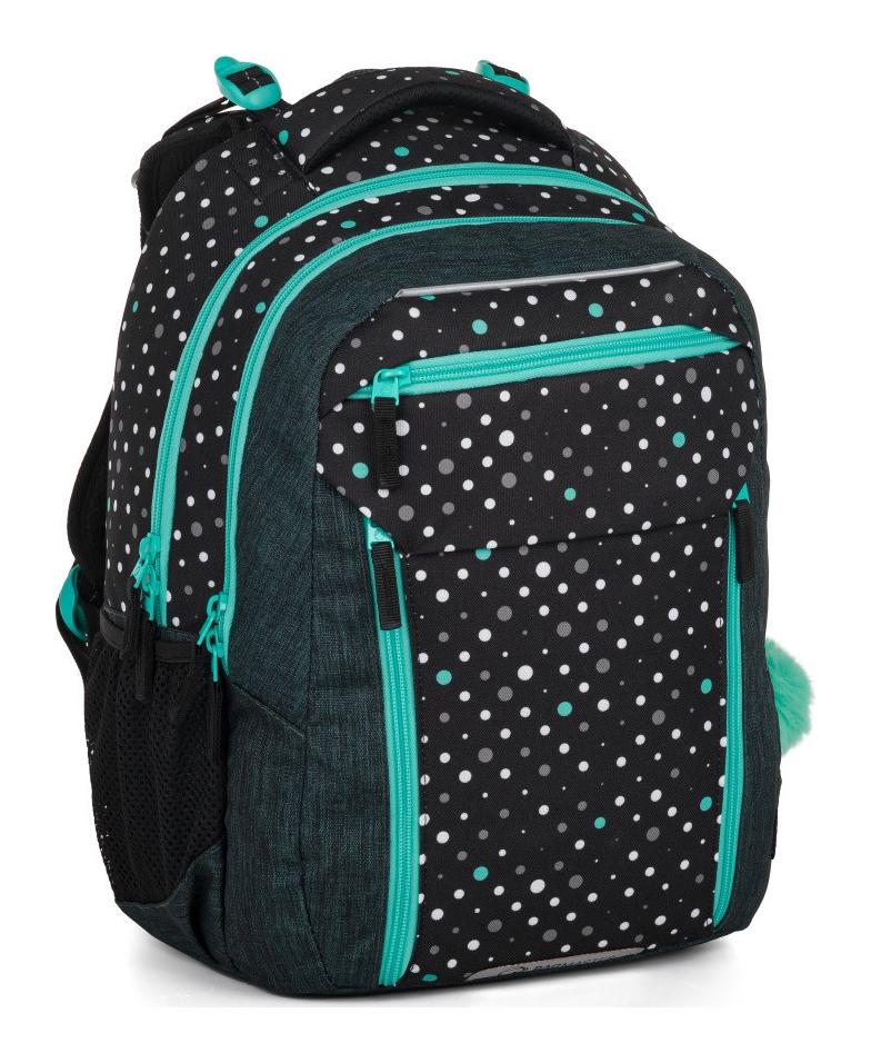 Školský set Bagmaster PORTO 24 A Set Black-Turquoise Školský set Bagmaster PORTO 24 A Set Black-Turquoise