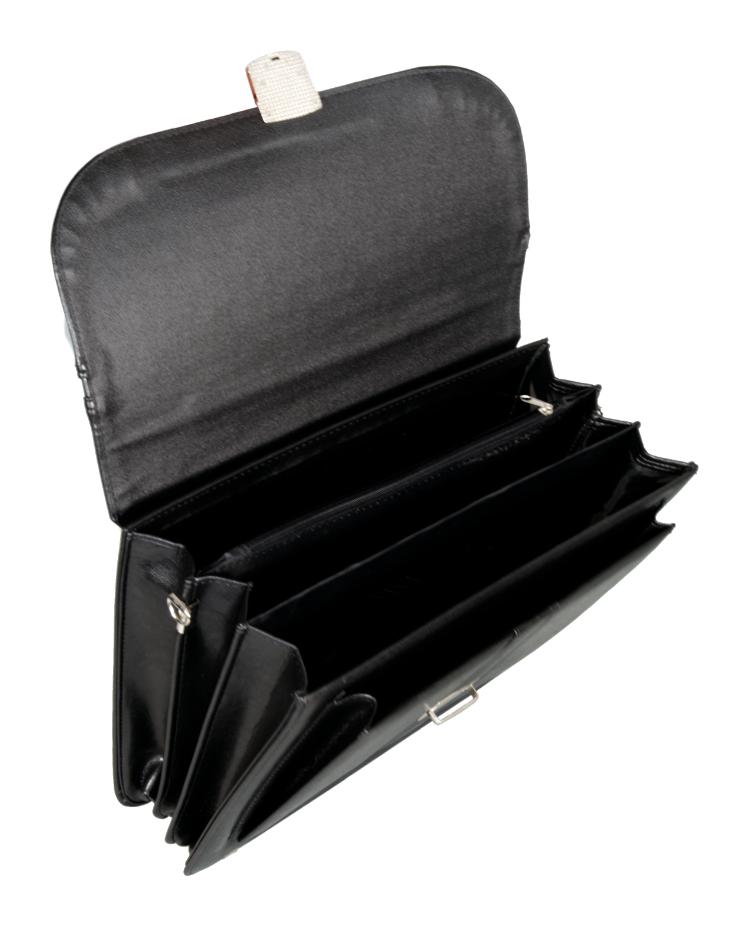 Pánska aktovka REAbags 7618 Black – Obrázok 4