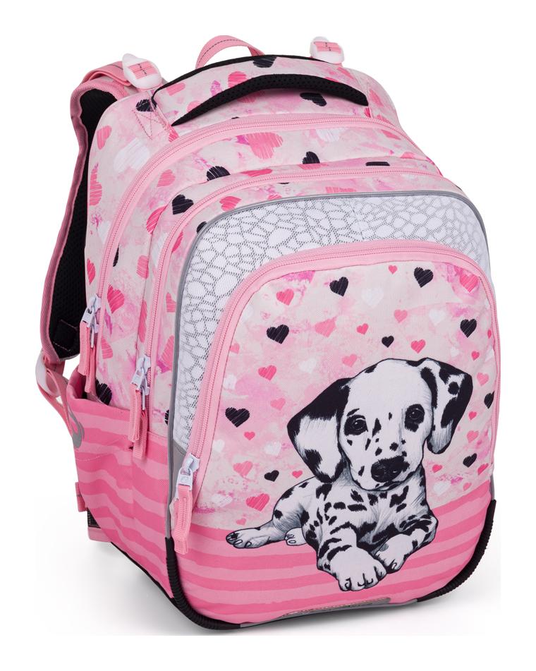 Školský batoh Bagmaster Beta 24 A Pink/White