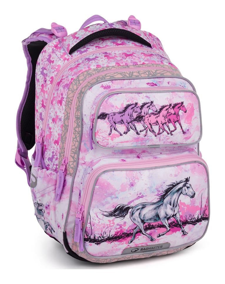 Školský batoh Bagmaster Dopi 24 A Pink
