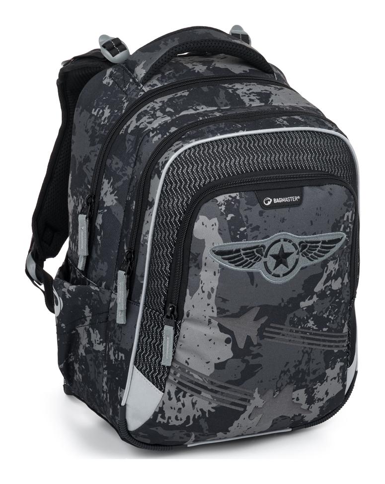 Školský batoh Bagmaster Lumi 24 B Black/Grey