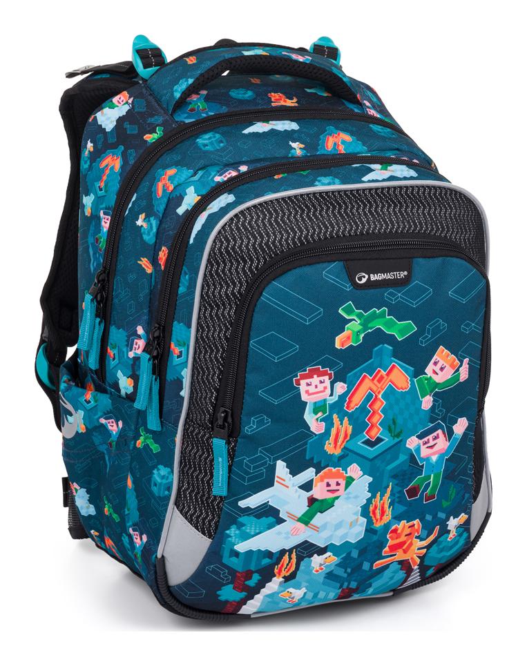 Školský batoh Bagmaster Lumi 24 E Blue