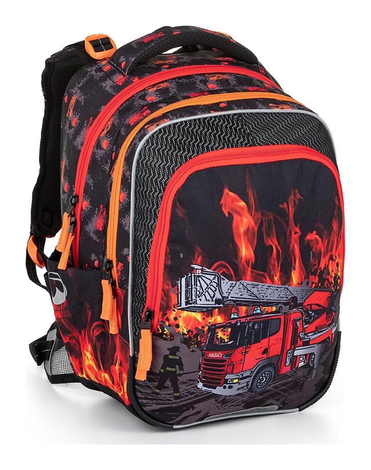 Školský batoh Bagmaster Beta 23 B Black/Red
