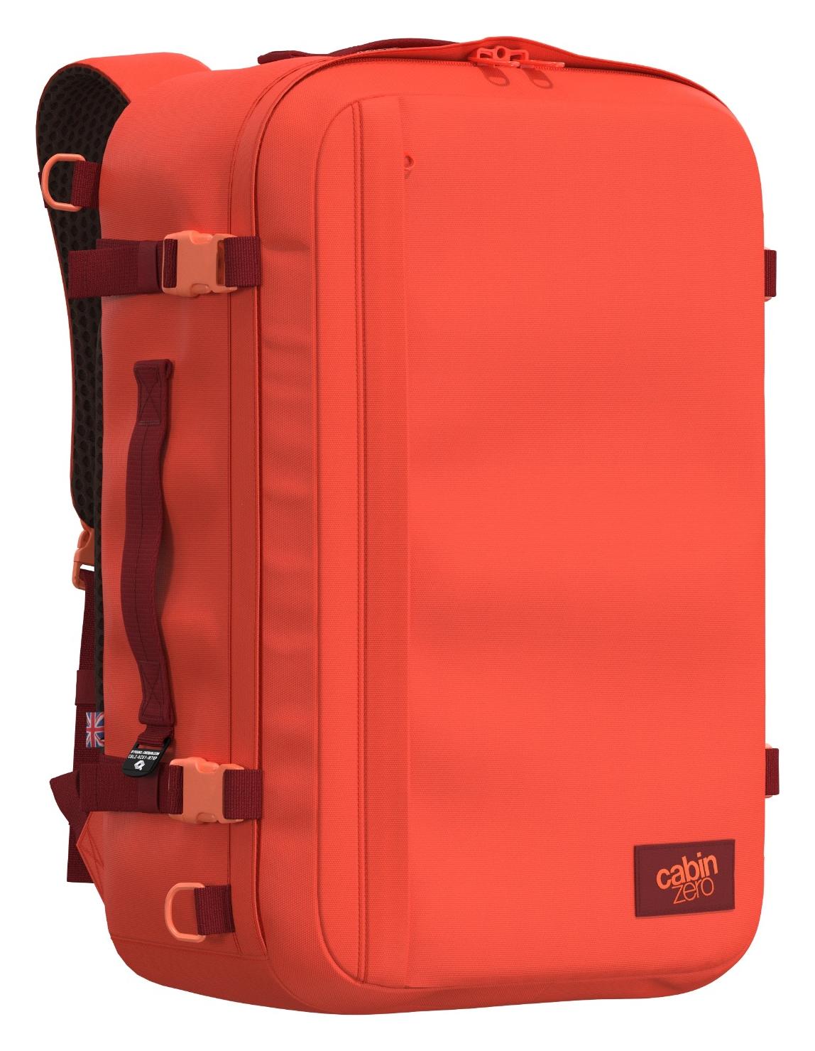 Batoh do lietadla 55x40x20 CabinZero Classic Plus 42L Tomato Festival