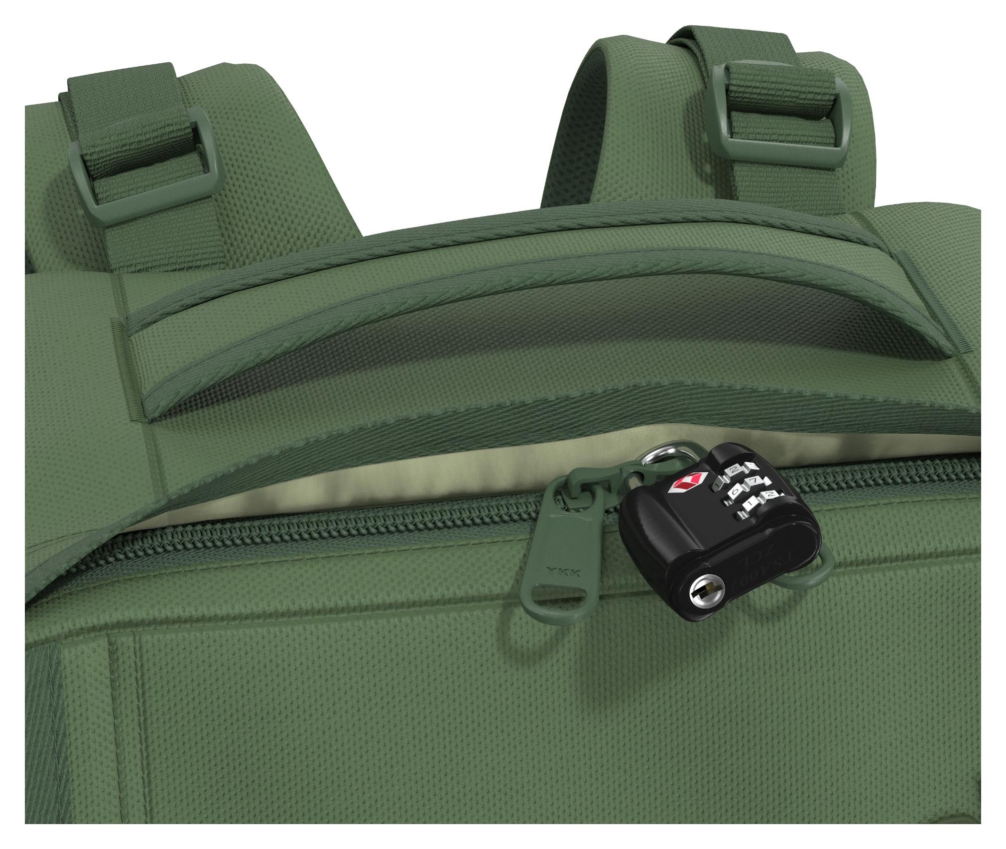 Cestovný batoh do lietadla CabinZero Military 44L Mystic Green