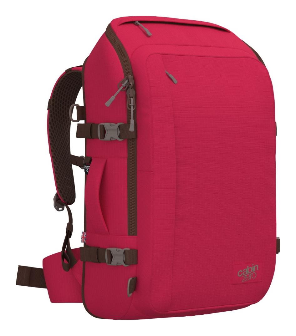 Batoh do lietadla 55x40x20 CabinZero Adv 42L Miami magenta – Obrázok 3