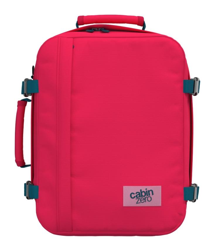 Batoh do lietadla 40x30x20 CabinZero Classic 28L Miami magenta