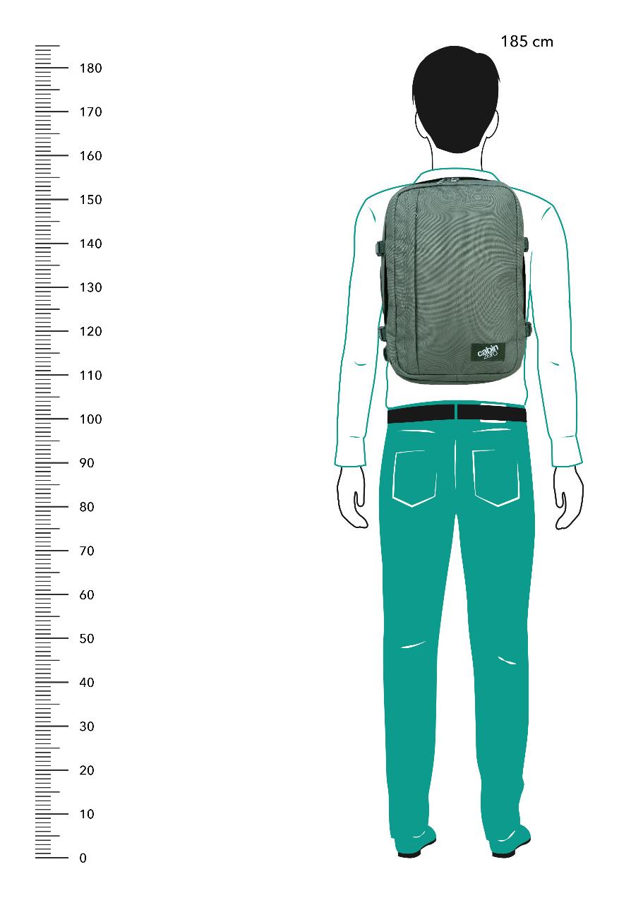 Cestovný batoh do lietadla CabinZero Classic Plus 32L Georgian Khaki