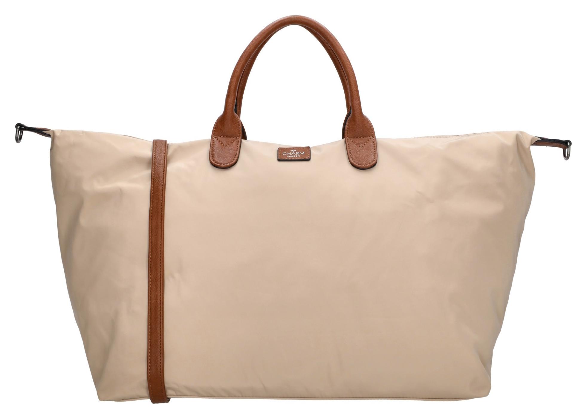 Dámska cestovná taška Charm London Buckingham W00324 Sand