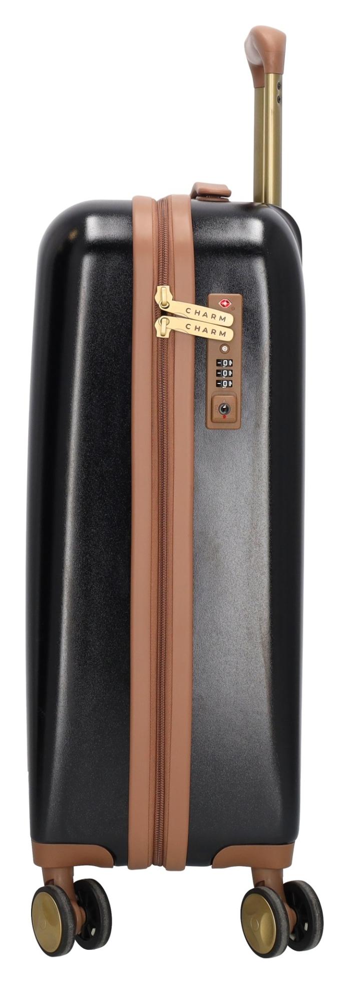 Palubný kufor Charm London Capetown S Black – Obrázok 3