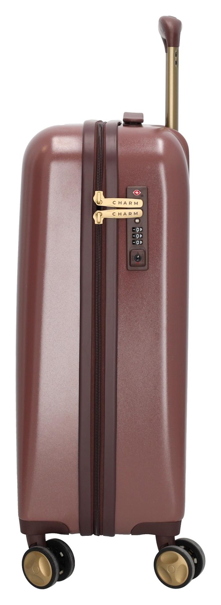 Palubný kufor Charm London Capetown S Burgundy – Obrázok 3