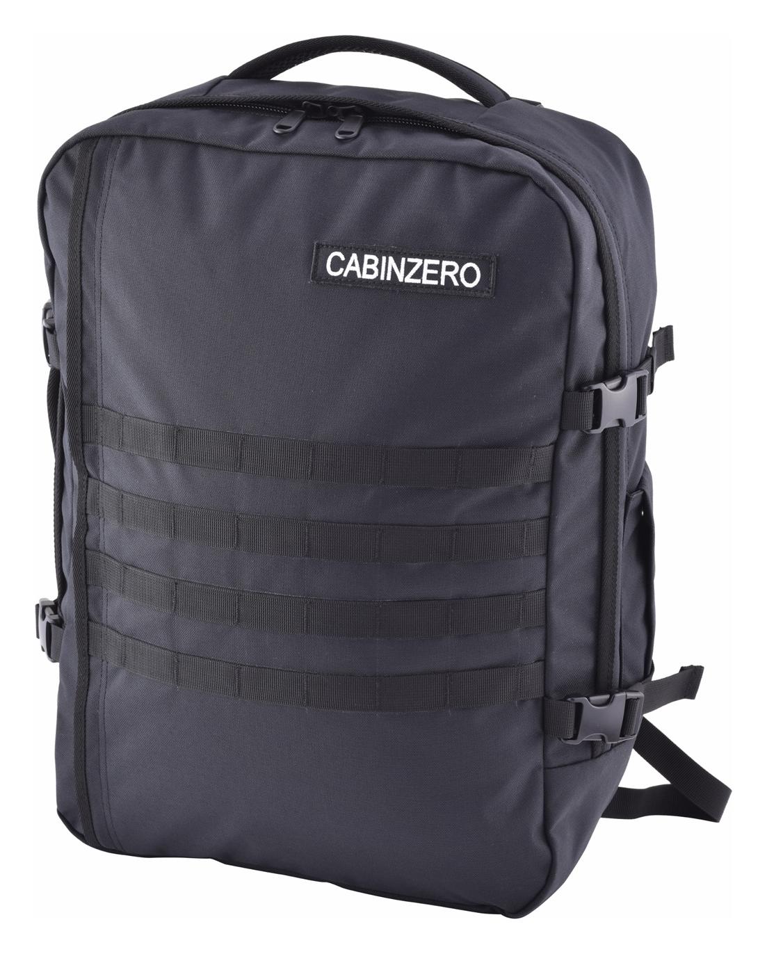Cestovný batoh CabinZero Military 44L Absolute Black Cestovný batoh CabinZero Military 44L Absolute Black