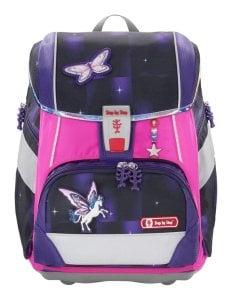 Step by Step Reflective vest for school satchel 2in1 Pink
