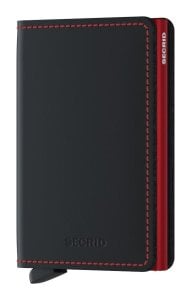 Secrid Slimwallet Matte Black&Red
