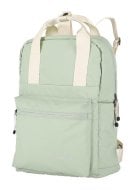Travelite Basics Canvas Backpack Light green