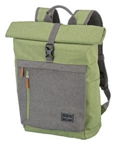 Travelite Basics Roll-up Backpack Green/Grey