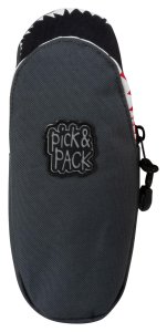 Pick & Pack Shark Pencil Case Grey Shark