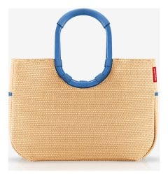 Reisenthel Loopshopper L Frame Raffia Blue