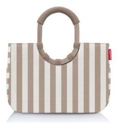 Reisenthel Loopshopper M Summerstripes coffee
