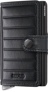 Secrid Miniwallet Premium Emboss Lines Black