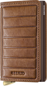 Secrid Slimwallet Premium Emboss Lines Cognac