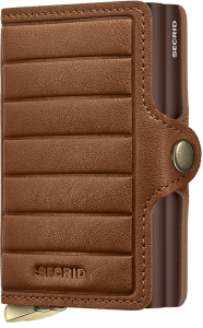 Secrid Twinwallet Premium Emboss Lines Cognac