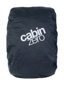 CabinZero Adventure Absolute Black pláštěnka na batoh