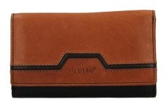 Lagen dámská peněženka kožená BLC/5305/222 Black/cognac