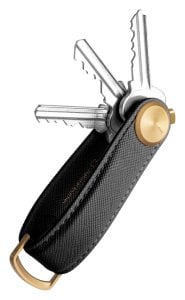 Orbitkey Pro Saffiano Leather Liquorice
