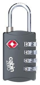 CabinZero TSA Travel Lock Original Grey