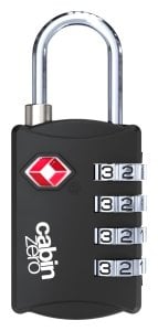 CabinZero TSA Travel Lock Absolute Black