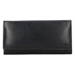 Lagen Dámska peňaženka kožená V25 Čierna