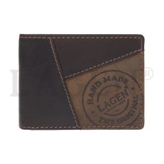 Lagen Pánska peňaženka kožená 511451 Hnedá