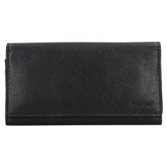 Lagen Dámska peňaženka kožená V13 Čierna