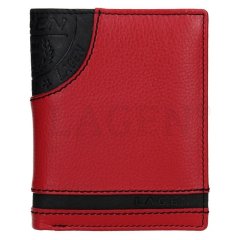 Lagen pánská peněženka kožená LG-1813 Red/black