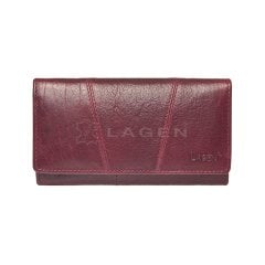 Lagen Dámska peňaženka kožená PWL-388/T Vínová