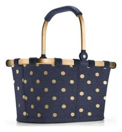 Reisenthel Carrybag XS Frame Metallic Dots Coffee